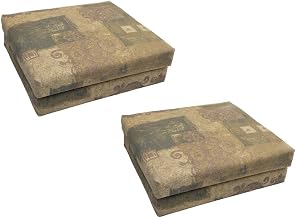 Blazing Needles 93454-4CH-OD-054 20 x 19 in. Patterned Outdoor Chair Cushions, Urban Comfort - Set of 4