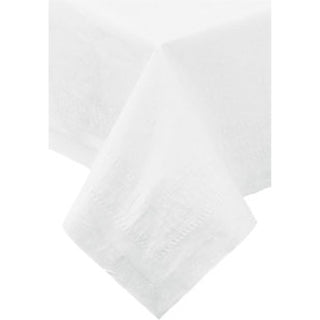 Hoffmaster 210130 Cellutex Tablecover, Tissue/Poly Lined, 54 in x 108", White (Case of 25 Tablecloths)