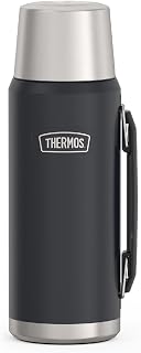 THERMOS ICON SERIES, Stainless Steel Beverage Bottle, Granite, 40 oz