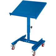 Height Adjustable Tilting Work Table with Friction Screw by Global Industrial – 23"L x 22"W x 8"H, Steel, Blue, Model TWS150