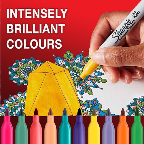 Sharpie Red / 1 Count (Pack of 12) / In Box Permanent Markers