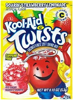 Kool Aid Strawberry Lemonade Powdered Drink Mix (0.16oz Packets, Pack of 48)