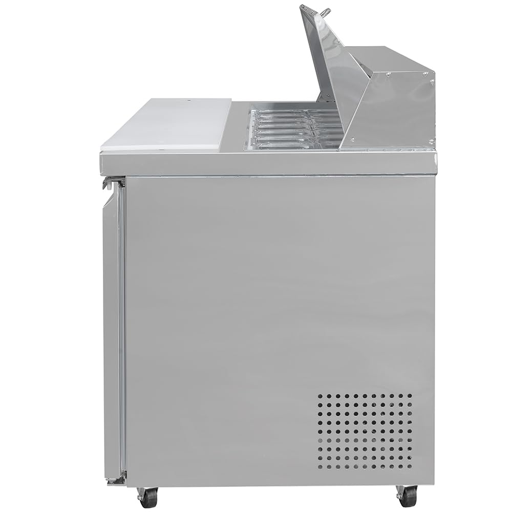 60 1/5" Sandwich/Salad Prep Table w/Refrigerated Base by MOTAK – 65.35x34.65x45.67, In Description, Check Images, Model MST-60-X