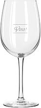 Libbey 7533/1358M Vino Deco, 16 oz., 8.625" Height, 3.5" Width, 8.625" Length, Large, Clear (Pack of 12)