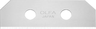 OLFA Dual-Edge Safety Blades for SK-8 (SKB-8/10B) - Carbon Steel, 10 Blades