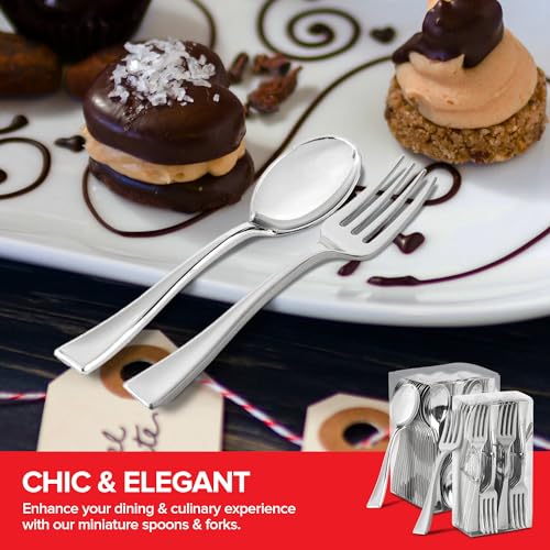 Stock Your Home Silver / Mini / Modern Spoons
