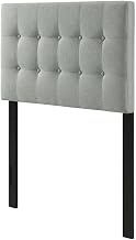 Furnifact Upholstered Fabric Twin Headboard with Soft Padding, Durable Frame, Easy Installation, Comfortable Back Support, Stylish Design for Bedroom Decor