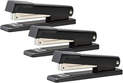 Bostitch Office Classic Metal Desktop Stapler, 20 Sheet Capacity, Dual Clinch, Opens for Tacking, Full-Strip, Black, (Pack of 18)