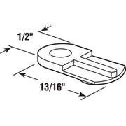 Flush Plastic Screen Clip by PRIME-LINE – 25 Pack, Plastic, White, Pack of 25, Model PL 14518