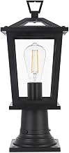 Cayman One Light Outdoor Post Mount Black