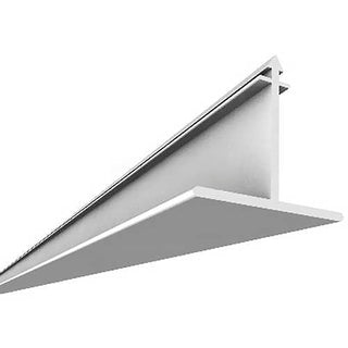 Ceiling Max 2' Cross Tee by CeilingMAX – 24"L x 0.94"W x 0.94"H, Vinyl, White, Model 129-00