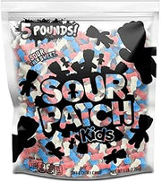 Sour Patch Kids Red, White & Blue Soft & Chewy Candy, 5 lb Bag