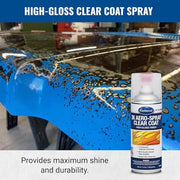 Eastwood 12 / 11.8 Ounce (Pack of 12) / 12-Pack Gloss Clear Coat Spray Paint
