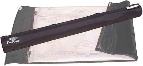 The PrintGard31 - Sturdy Black Nylon Drawing Protector for Rolled Documents - Ideal for Documents up to 30"x42"