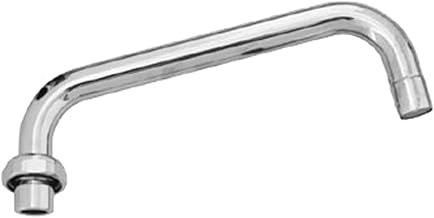 T&S Brass 5SP-08 Nozzle, Swing, 8" Length, 3/4-27UN Laminar Outlet