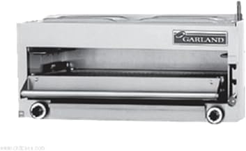 Garland MIR-34L Master Seris Range Match Gas Salamander Broiler with Backriser & (2) 20,000 BTU Infrared Burners