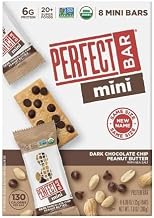 Mini Protein Bar, Dark Chocolate Chip Peanut Butter with Sea Salt, 8 Packs, Non GMO, Gluten Free, 7 Ounces (Pack of 6)