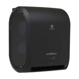 Georgia-Pacific enMotion 10 Inch Automated Touchless Roll Paper Towel Dispenser - Black - Jam Free - Whisper Quiet