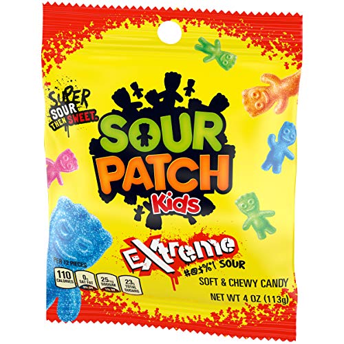 Sour Patch Kids ASSORTED / 4 Ounce (Pack of 1) / 1 Sour Candy