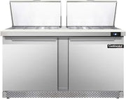 DL60-24M-FB Designer Line Mighty Top Sandwich Unit, 60" W, With 24 Pan Top Openings & Front Breathing