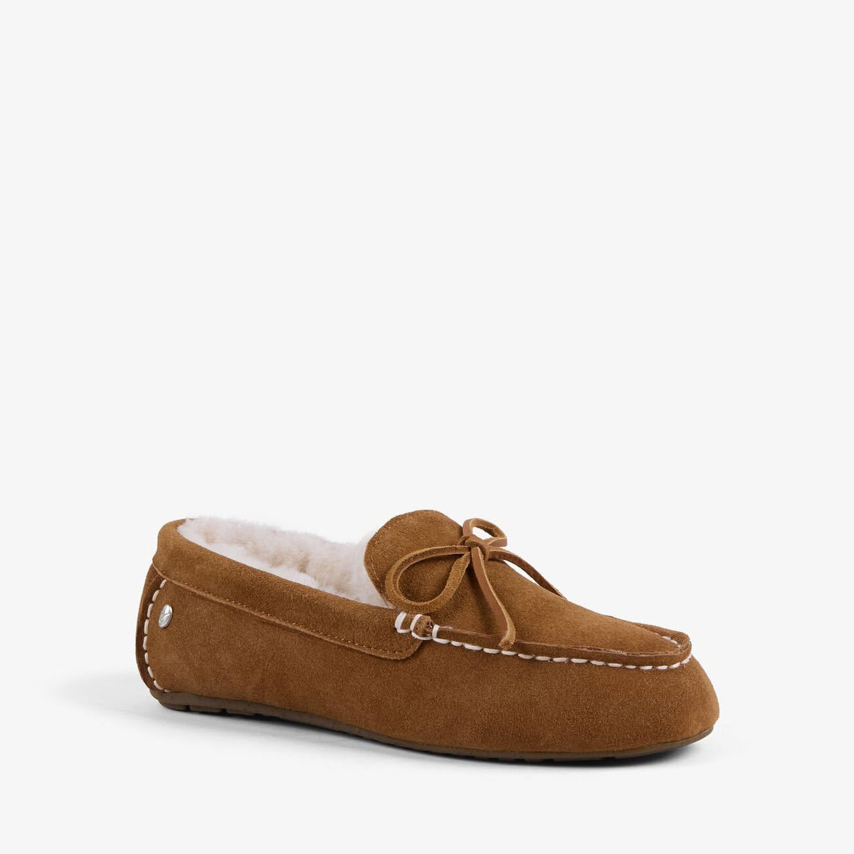 Australia - Womens Mocc by EMU – 9, Chestnut, Model Sandrine