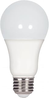 Satco S28790 15.5 Watt 120 Volt; A19 LED Light Bulb; 5000K Daylight White; E26 Medium Base; 220 deg. Beam Angle (4 LED Light Bulbs)