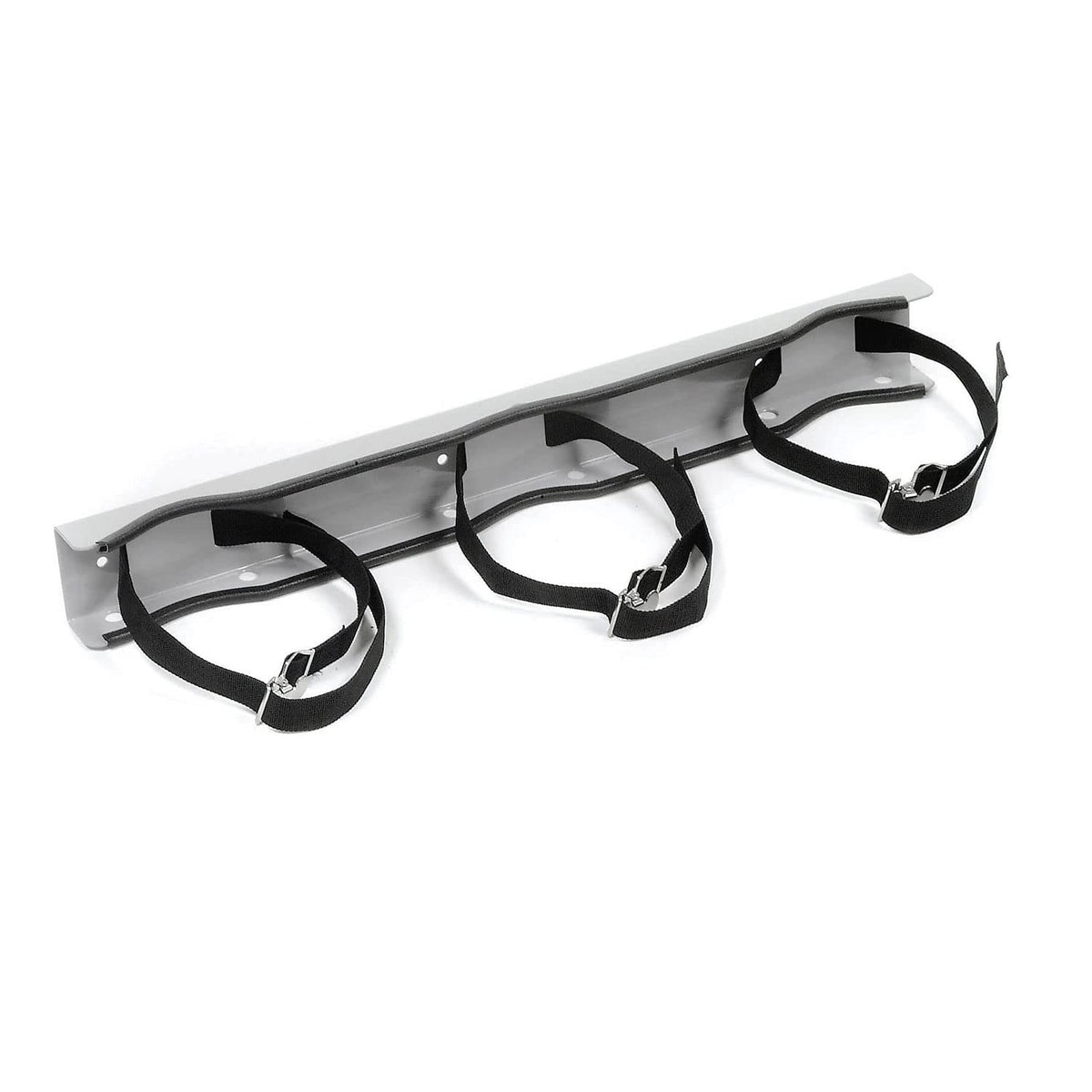 3 Cylinder Wall Mount Bracket by Global Industrial – 3-1/2" to 12-1/2", Alloy Steel, Gray, Model G-300