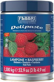 Fabbri Delipaste Raspberry Flavoring Compound, 3.3 lb | For Gelato, For Ice Cream, For Soft Serve, For Pastry and Confectionary, 1 Tin
