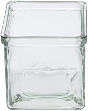 Cal-Mil Small Glass Jars 4" Square x 4"H Clear