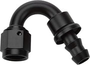 Pushlock Hose End Black 150 Deg Elbow -6