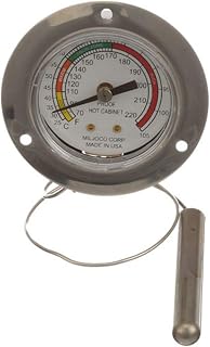 5238-018-K Thermometer 2" Dia Bulb 1/4 X 2.5 70-220F 3" Flange Cres-Cor 120Ph 121Ph 621049
