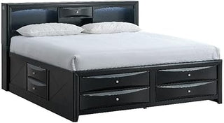 Glory Furniture Marilla G1500S-QSB7 Queen Bed in Black