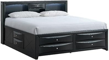 Glory Furniture Marilla G1500S-QSB7 Queen Bed in Black