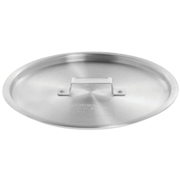 20 qt Stock Pot Cover Aluminum - 12 3/5"Dia by HUBERT – 20.0 quarts, Aluminum, Silver, Model KASP020C