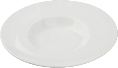 Yanco CA-710 Cambria X Mediterranean Pasta Bowl Oz, 10 3/4"" X 7"" X 2 1/4"" MEDITERRANEAN PASTA BOWL 14 OZ, Bright White, China, Pack of 12