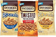 Snyder's of Hanover Seasoned Pretzel Twists & Pretzel Rounds Variety 3-Pack