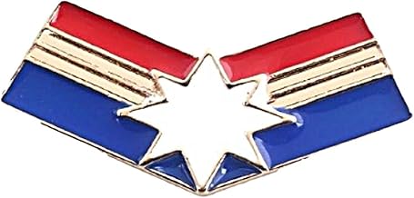 New Horizons Production Captain Marvel Logo Novelty Metal Enamel Pin