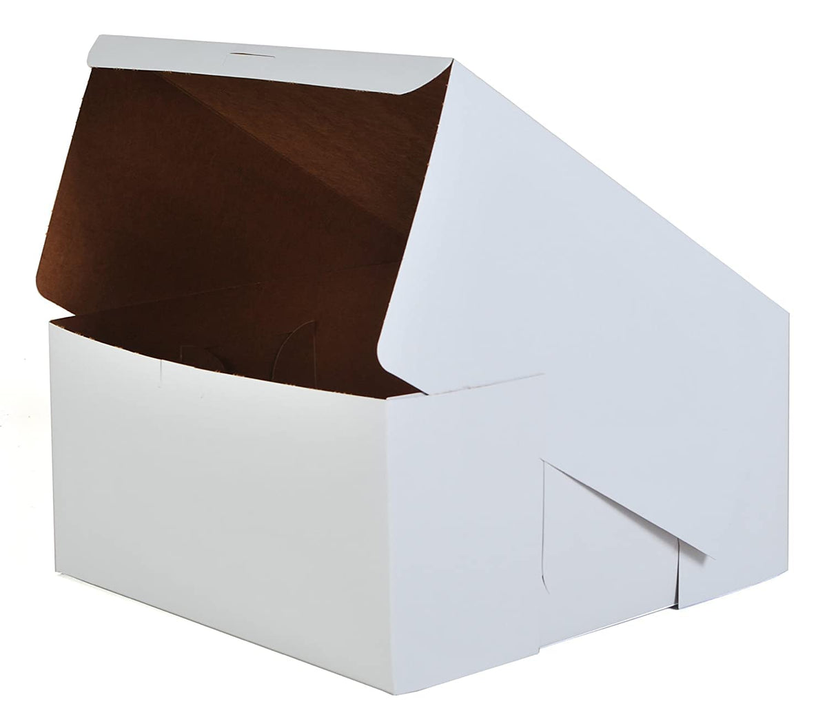 0989 Southern Champion Non-Window Lock-Corner Bakery Box White – 12" X 12" X 6" 50 per case