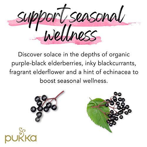 Pukka 20 Count (Pack of 2) / Elderberry & Echinacea / 1 Herbal