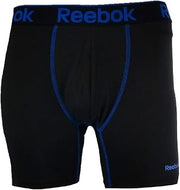 Reebok Men's Performance Boxer Brief Brief (Black/RoyalBlue Stitching, Medium)