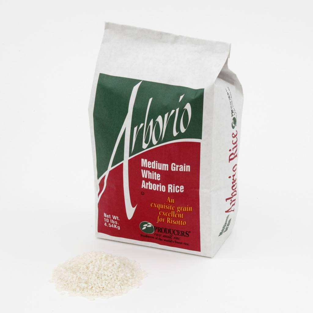 Arborio Medium Grain Rice by Producers Rice – 160 Ounces, Pack of 2
