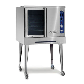 Single Full Size Electric Convection Oven (208v/60/1ph) by Imperial – Full Size, Stainless Steel, Stainless Steel (likely shade of silver or gray), Model ICVE-1