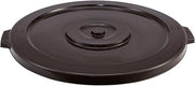 Global Industrial Plastic Trash Can Lid, 44 Gallon, Brown