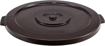 Global Industrial Plastic Trash Can Lid, 44 Gallon, Brown