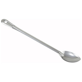 21" Solid Stainless Steel Basting Spoon by Winco – 21", Stainless Steel, Silver, Model BSON-21