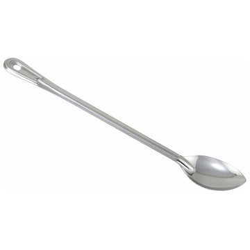 21" Solid Stainless Steel Basting Spoon by Winco – 21", Stainless Steel, Silver, Model BSON-21