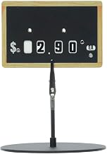 Dial Tag Chalkboard Style Plastic - 2 9/16"H x 4"L