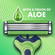 Gillette 8 Count (Pack of 2) / Sensor3 Sensitive (8ct) / Green/White Disposable Razors