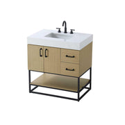 Caroline Bathroom Vanity Honey Brown by Lighting Design – Wood, Honey Brown, Model VF29232MHB