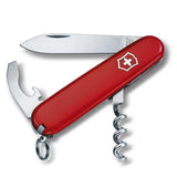 Waiter Swiss Army Knife by Victorinox – 3", Stainless Steel, Red, Model 0.3303